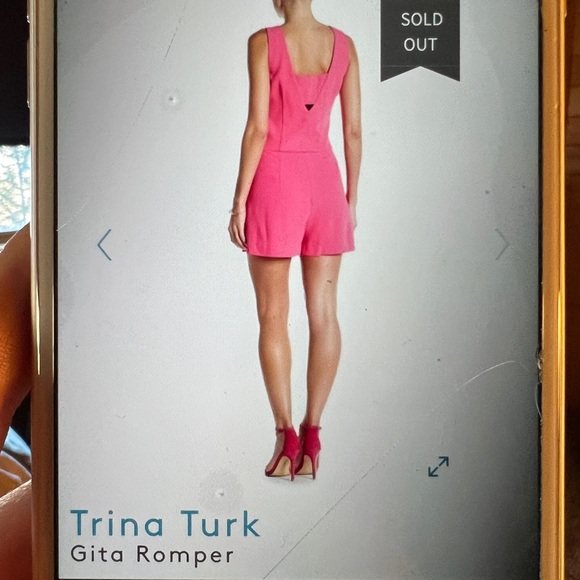 Trina Turk Pink Romper - Picture 3 of 11